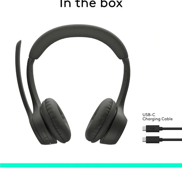 Logitech H600 Wireless Over-Ear Headset – Black – NEW - Picture 10 of 11